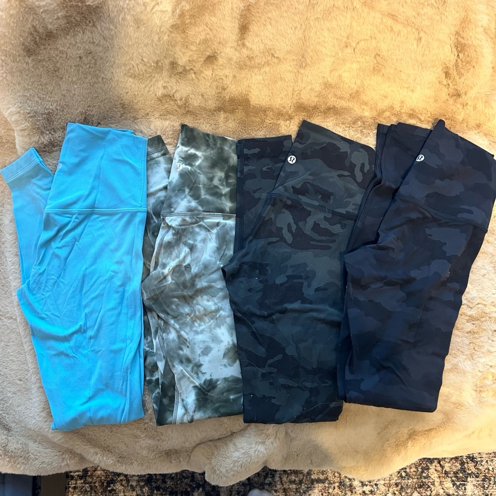 Lululemon Set of 4 Align Leggings 28in